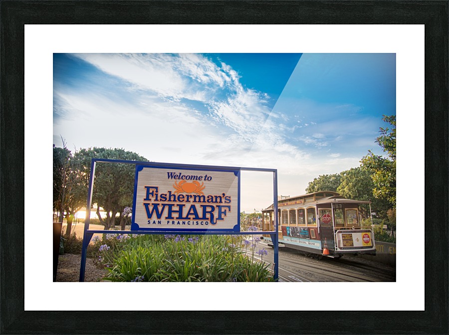 Fisherman Warf Picture Frame print