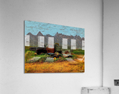 Mountain View with Trucks Acrylic Print