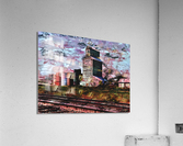 Sinnott Farm Elevator Stormy Acrylic Print