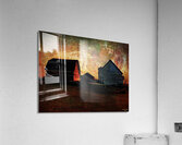Barn at Dusk   4 Acrylic Print