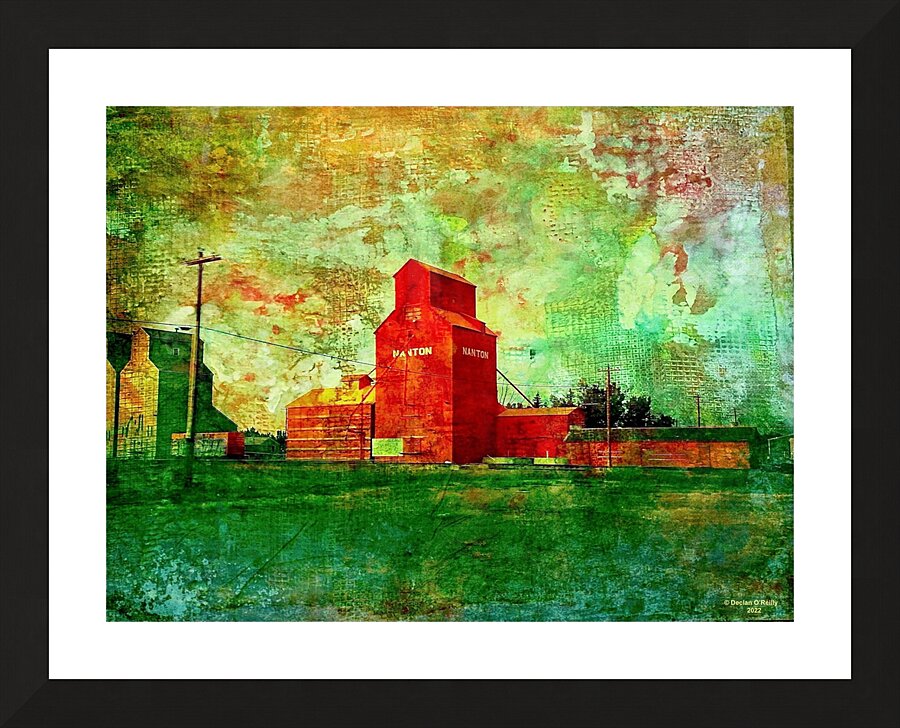Red Nanton Elevator Picture Frame print