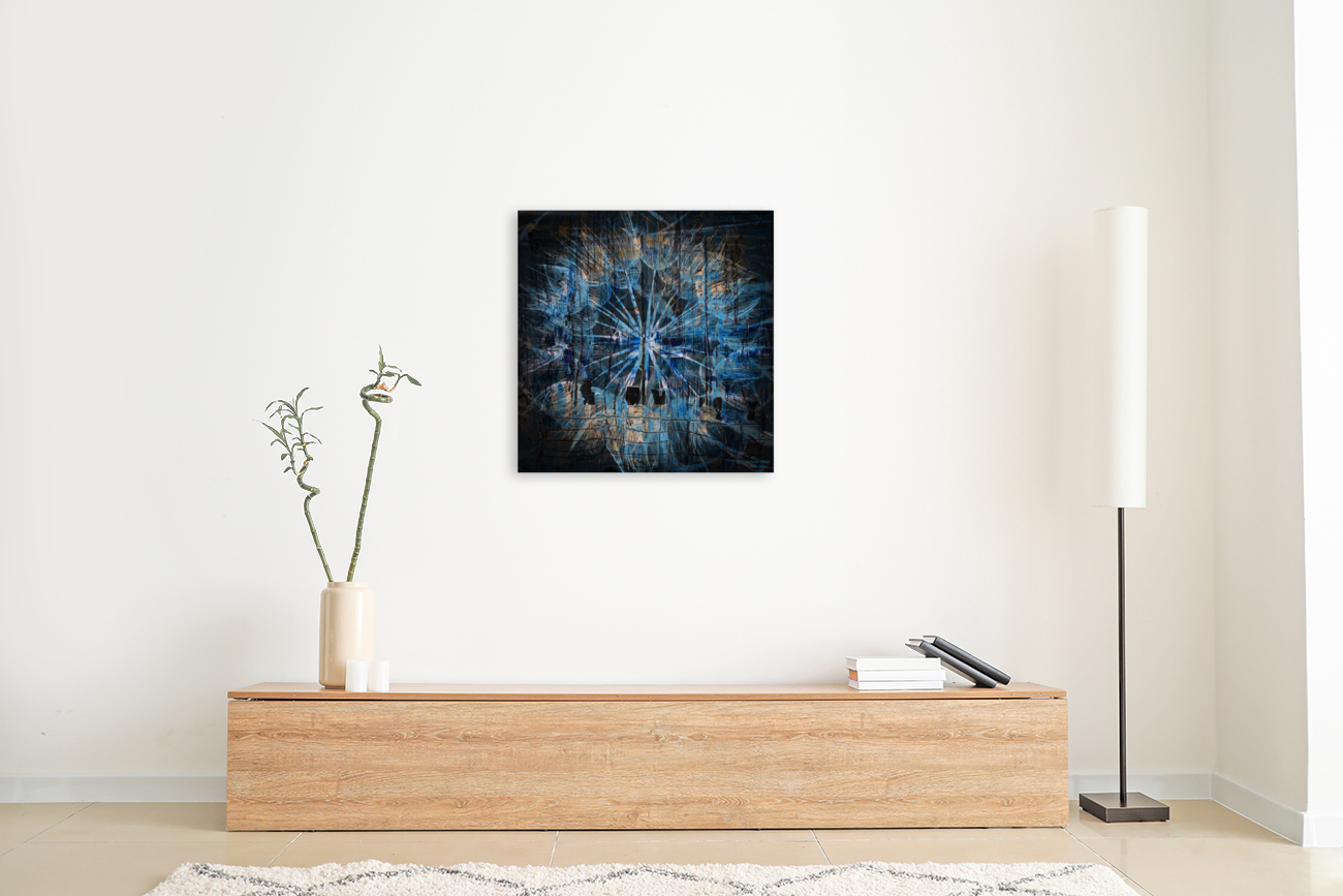 Blue Dandelion Reproduction