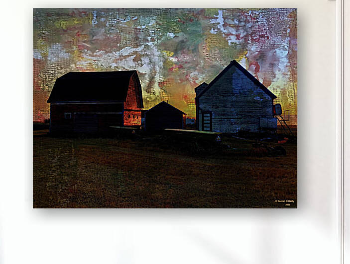 Barn at Dusk-2 by Declan O Reilly
