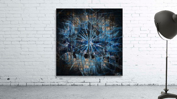Blue Dandelion Wall Preview