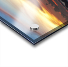 Sunset over the USVI   Red Impression Acrylique