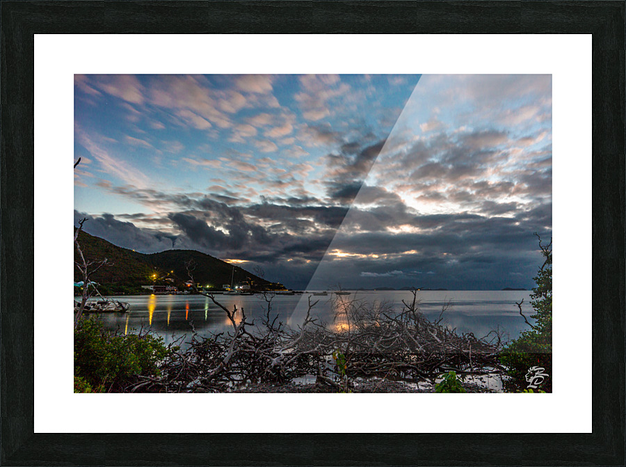 Sea Cows Bay Sunrise Picture Frame print