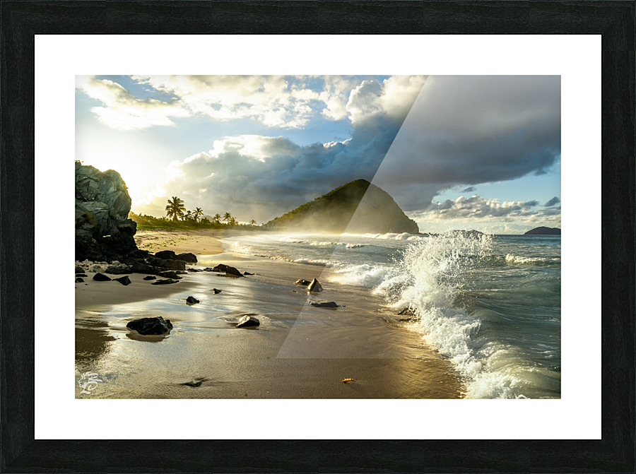 Long Bay Sunset Picture Frame print