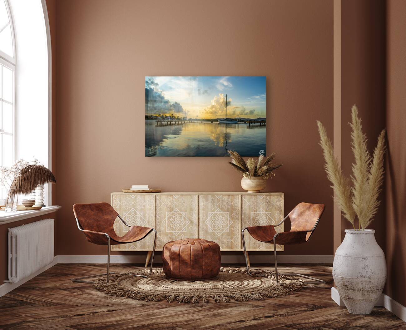 Marina Sunrise Reproduction