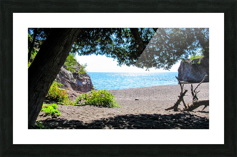 Blue Lagoon Picture Frame print