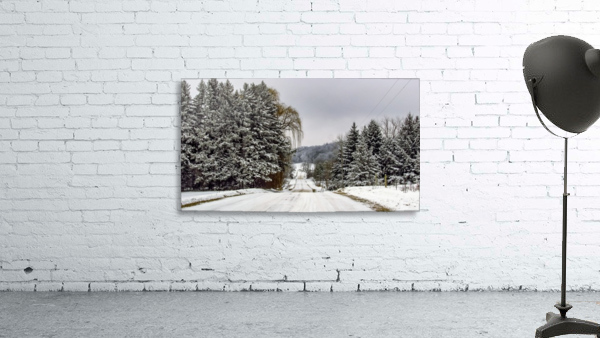 Snowy Road Wall Preview