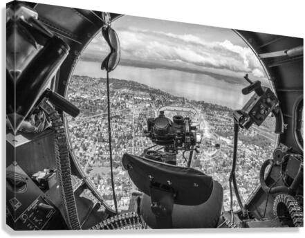B-17 over Seattle Canvas Print