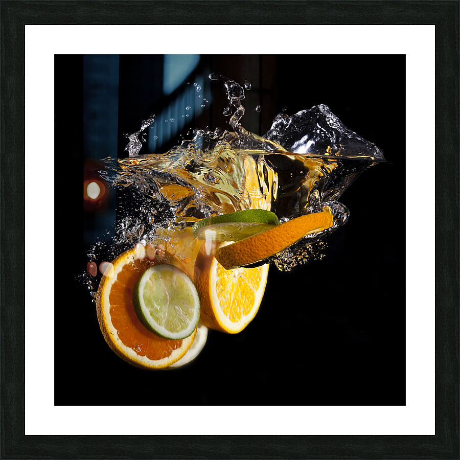 Citrus Splash Picture Frame print