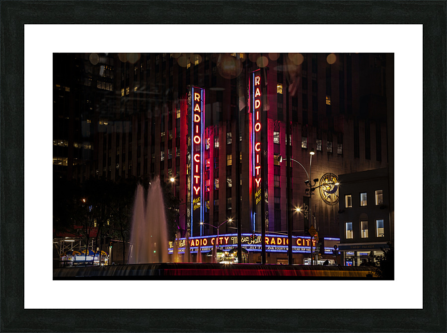 Radio City Picture Frame print