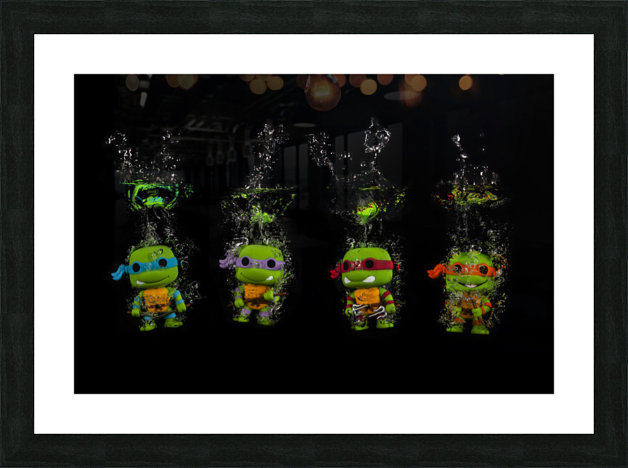 TMNT Group Picture Frame print