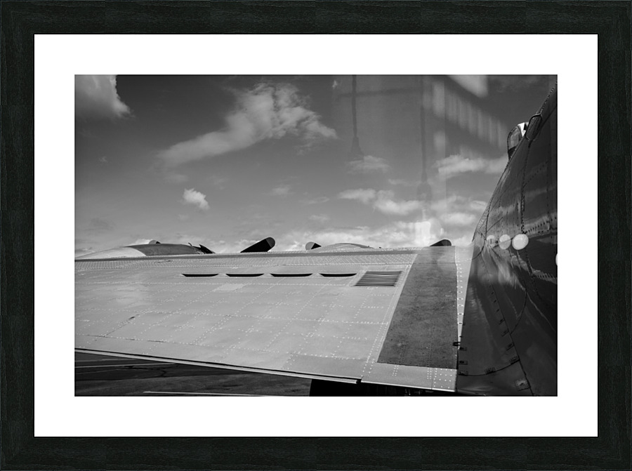 B-17 Wing Picture Frame print