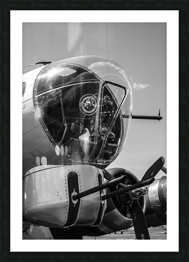 B-17 Nose Picture Frame print