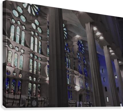 Barcelona   RR Canvas Print