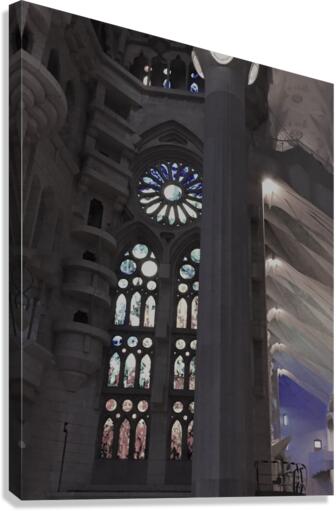 Barcelona   UU Canvas Print