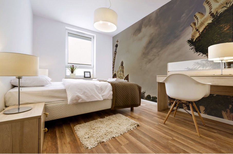 Barcelona   LL Mural print