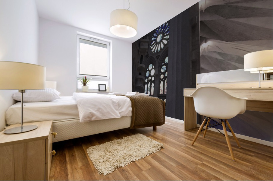 Barcelona   UU Mural print