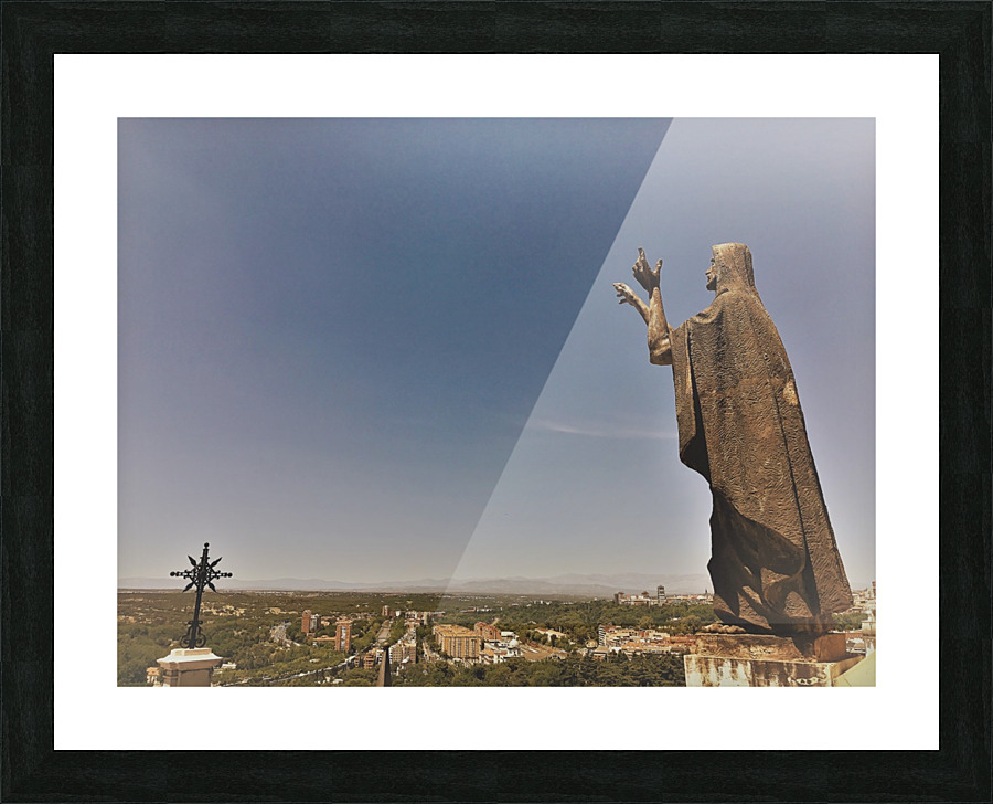 Madrid   F Picture Frame print