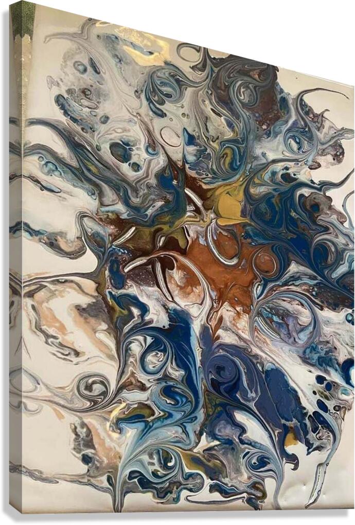 Swirly abstract Canvas Print