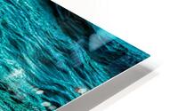 Green Blue Wave HD Metal print