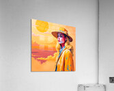 CURIOUS YELLOW Acrylic Print