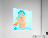 BLUEISH Acrylic Print