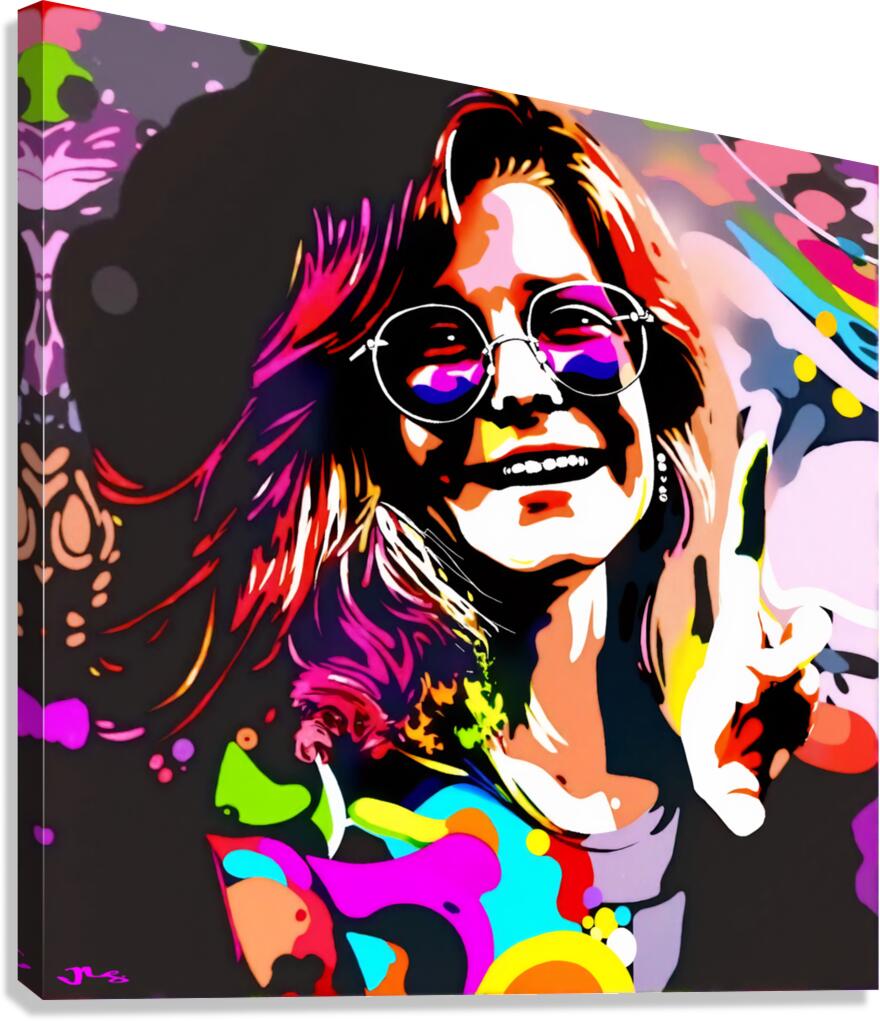 70 POP JANIS Canvas Print