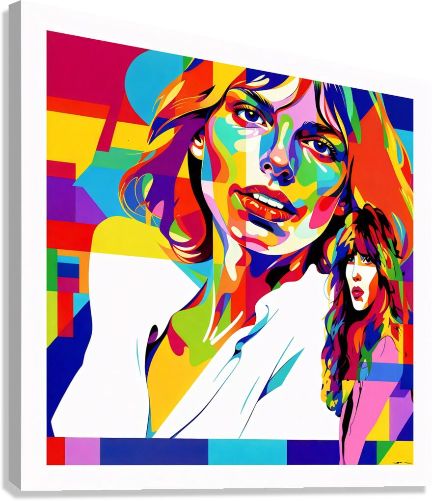 POP JANE & LOU Canvas Print