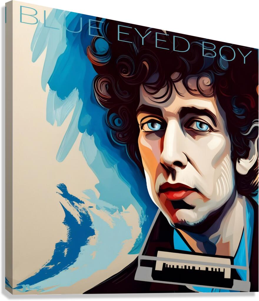 BLUE EYED BOY Canvas Print