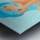 BLUEISH Metal print