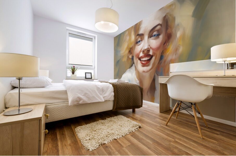 SMILING MARILYN Mural print