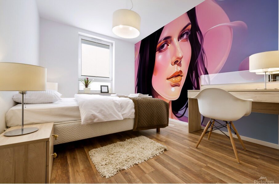 CRYSTAL MONA Mural print