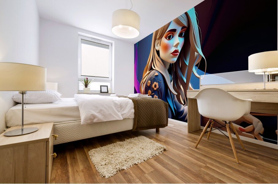 MUSIC DOLL Mural print