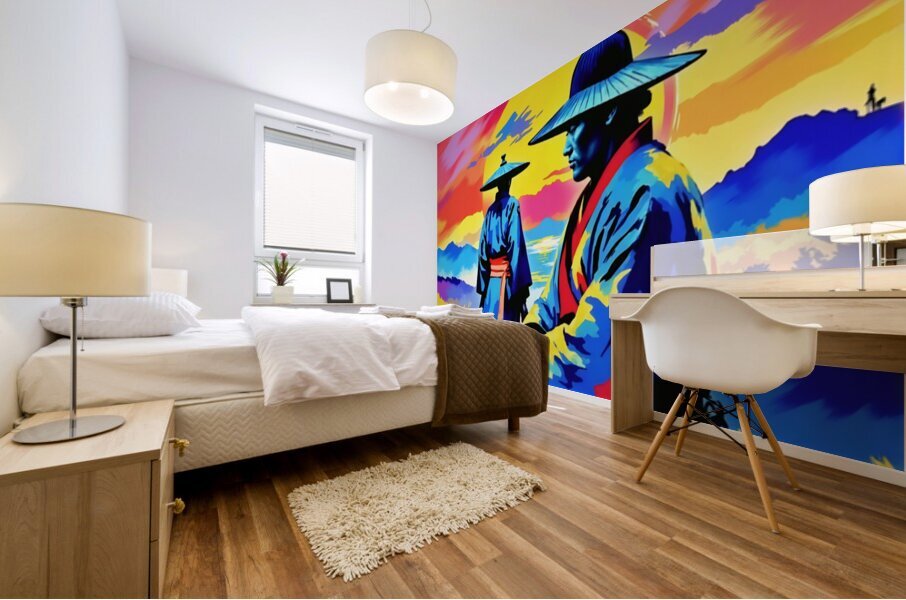 RISING SUN Mural print
