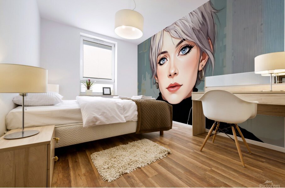 FRANCOISE HARDY  Mural print