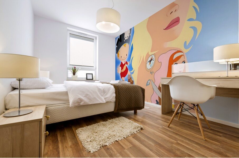 PIRATE MUSE Mural print