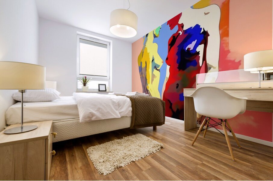 NATURIST CHAT Mural print