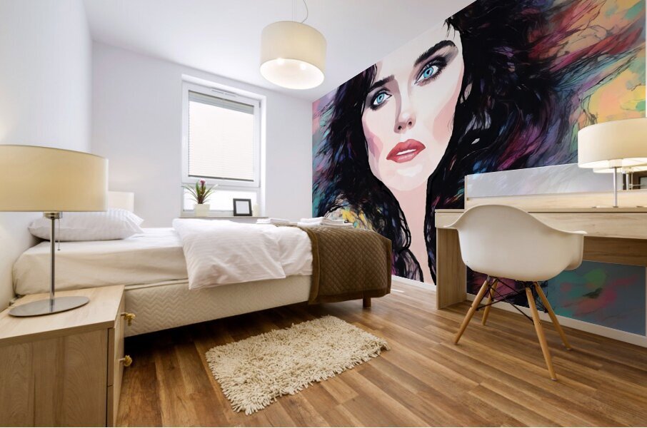 MISS WOW Mural print