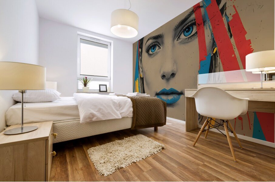DIVA BLUE Mural print
