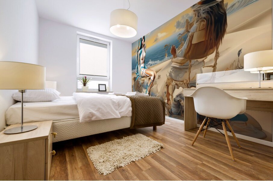 DOLL CHAT Mural print
