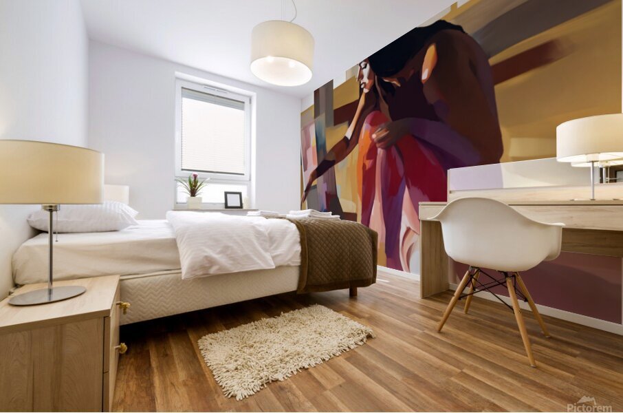 MUSE CHARLOTTE Mural print