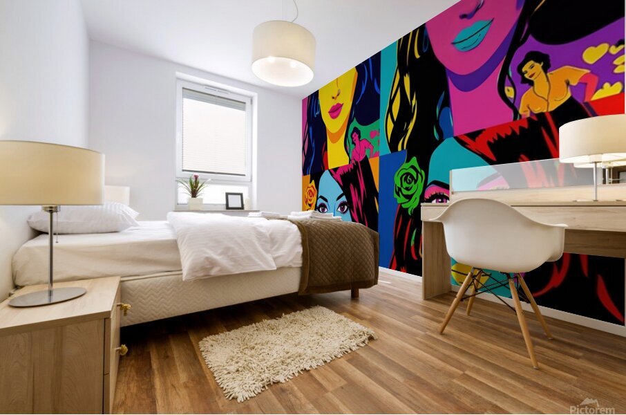 ANDYS AMY Mural print
