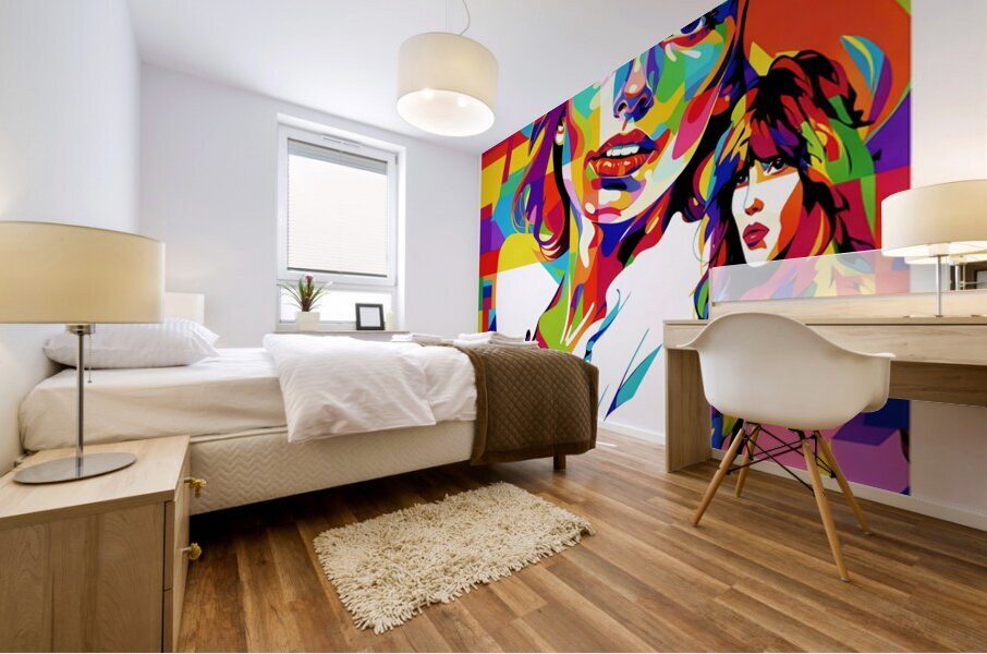 POP JANE & LOU Mural print