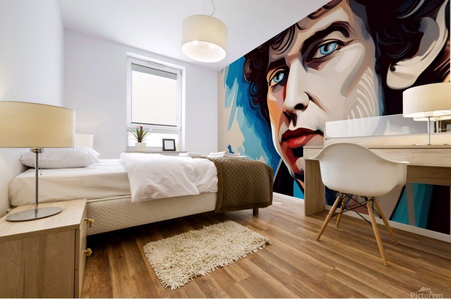 BLUE EYED BOY Mural print