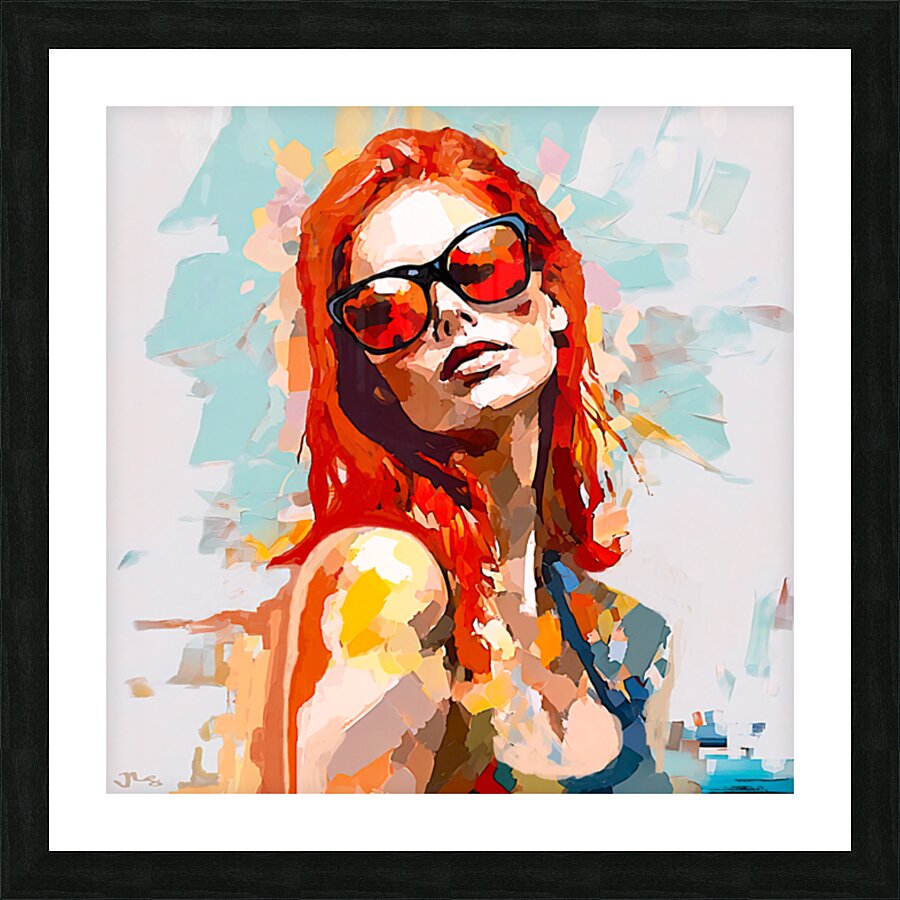 SUNGLASS Picture Frame print