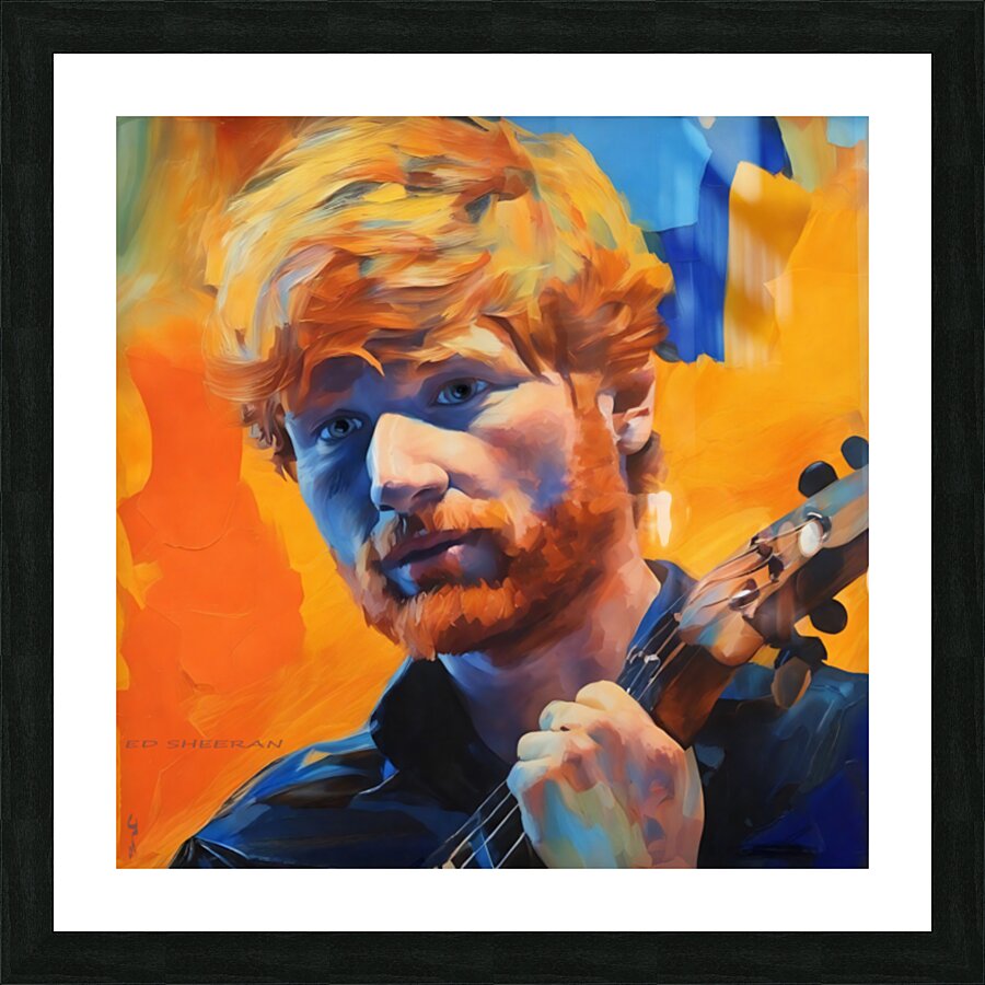 ED SHEERAN Picture Frame print