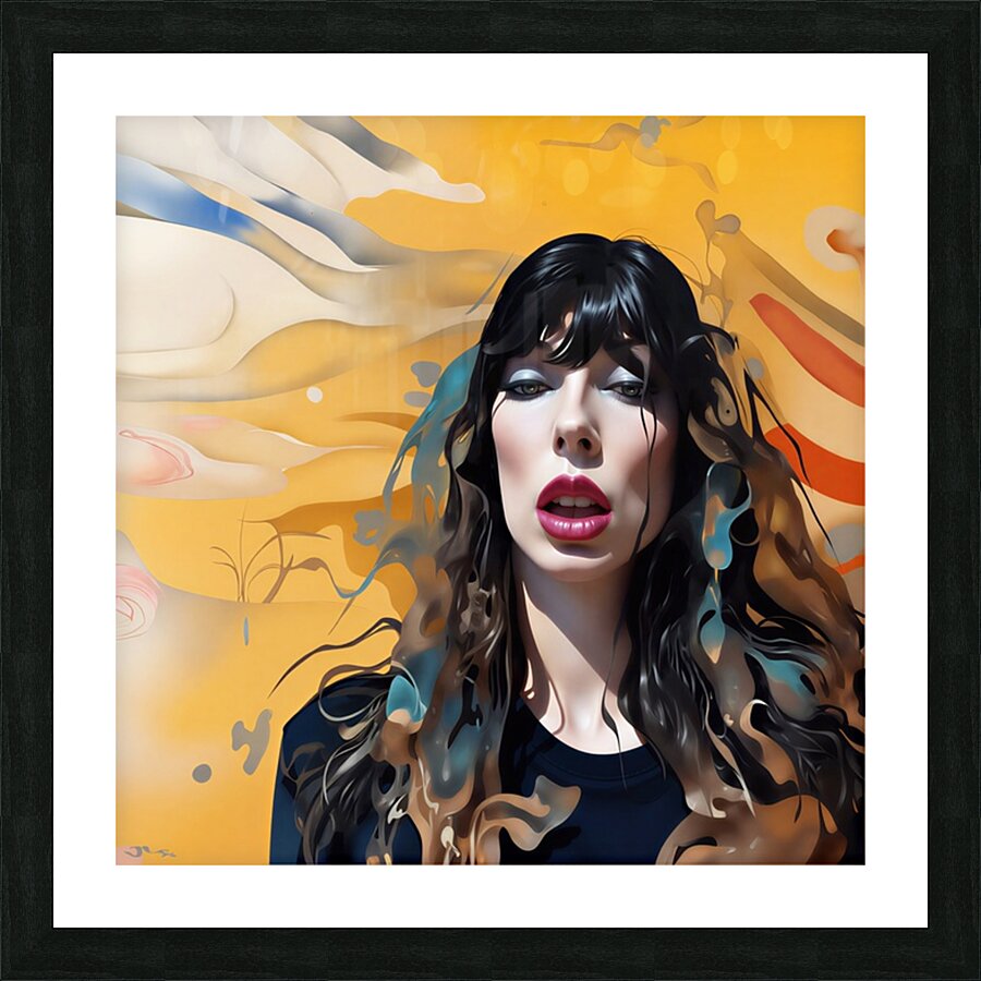 THE WAVE Picture Frame print